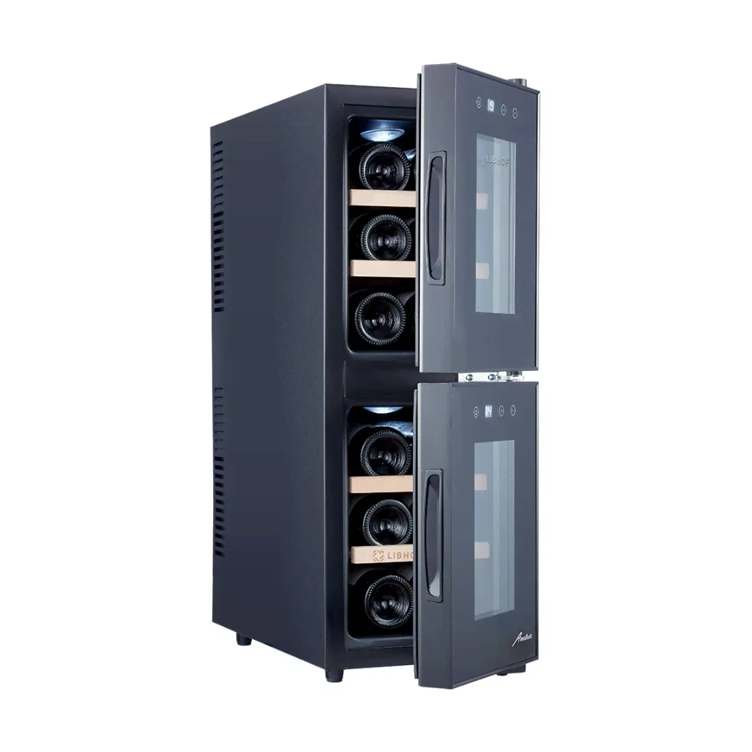 Отдельностоящий винный шкаф Libhof APD-12 black-1